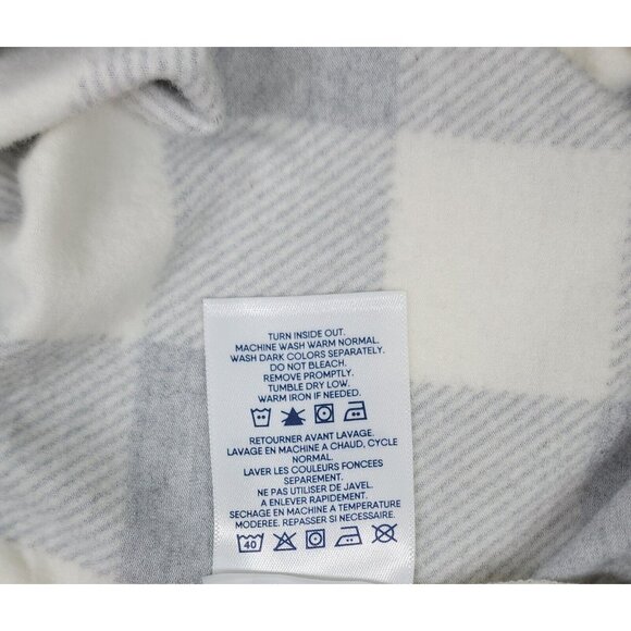 Lands End Shirt Plus Size 2X 20W-22W Pajama Top Lounge Stretch Long Sleeve TShir - Picture 10 of 10